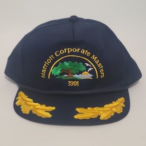 Vintage Marriott corporate golf 1991 Snapback Hat